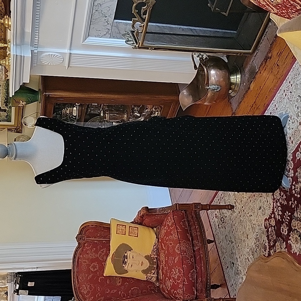 Vintage Nan Duskin Black Velvet Gown - image 4